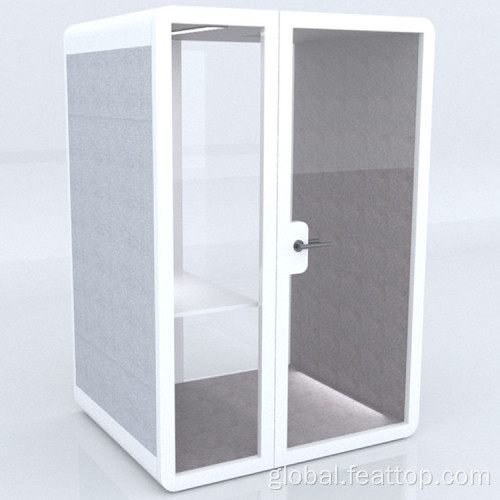 High-end Minimalist Office Combination High-End Minimalist Design Privacy Glass Office Soundproof Supplier